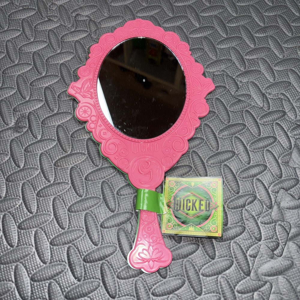 New Wicked‎ Movie Two Sided Mirror Green & Pink - In Hand Mirror